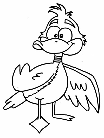 mallard duck coloring page