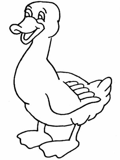 duck coloring pages