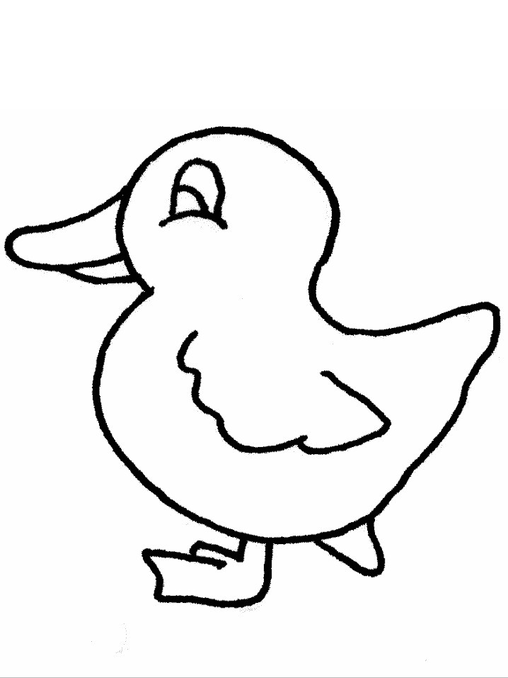 duck coloring page