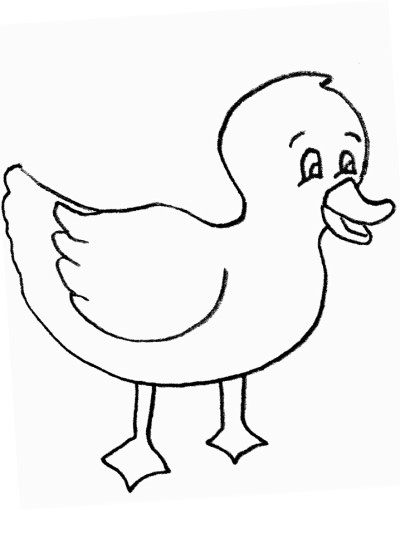 duck coloring pages