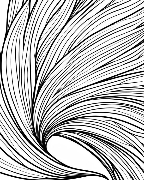 abstract coloring pages - creation day 1