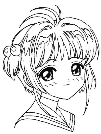 Cardcaptors coloring page