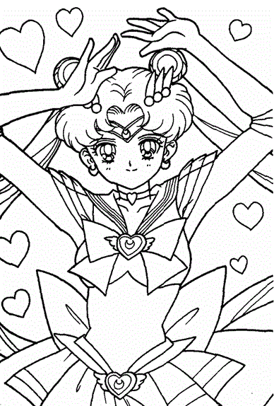 Sailor Moon coloring page