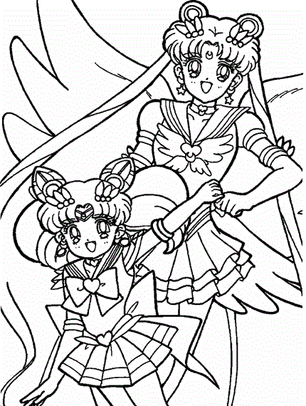 Sailor Moon coloring page