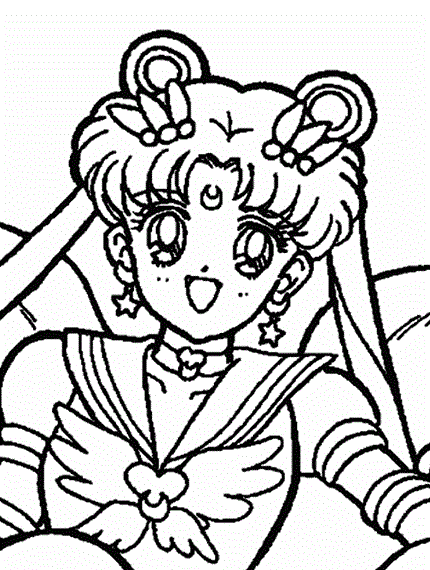 Sailor Moon coloring page