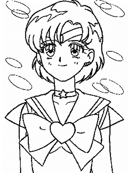 Sailor Moon coloring page