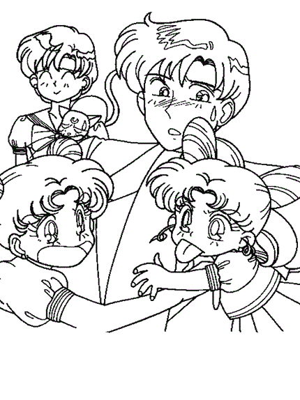 Sailor Moon coloring page