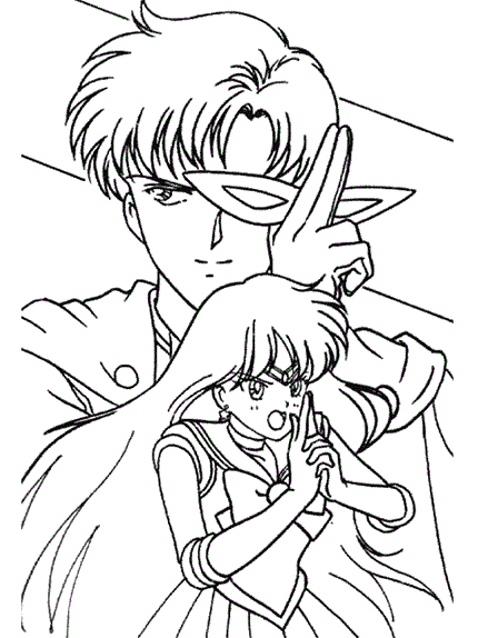 Sailor Moon coloring page