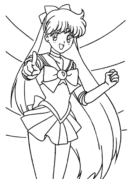 Sailor Moon coloring page
