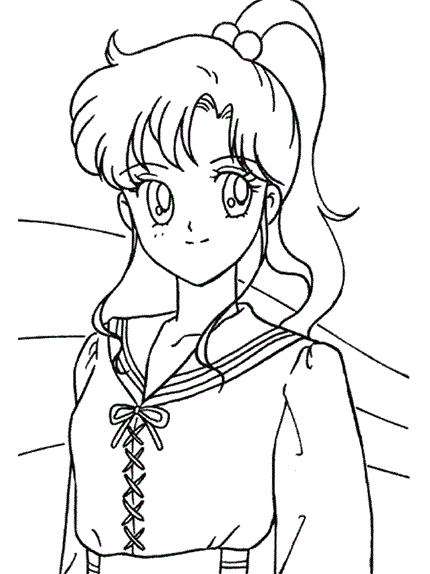 Sailor Moon coloring page