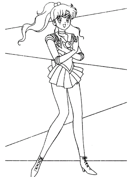 Sailor Moon coloring page