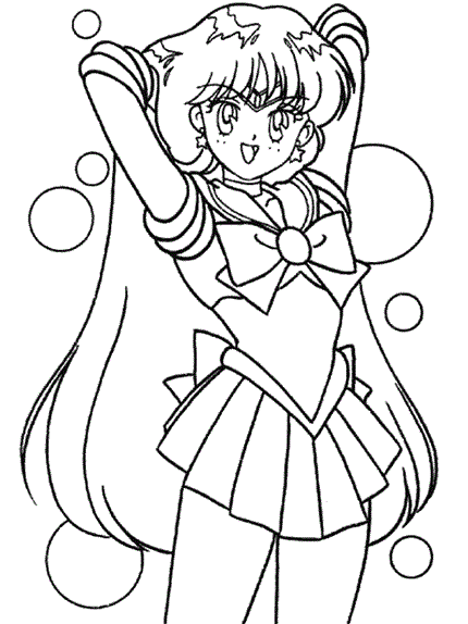 Sailor Moon coloring page