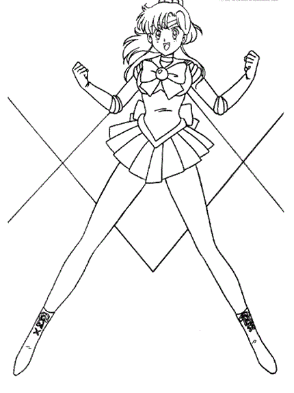 Sailor Moon coloring page