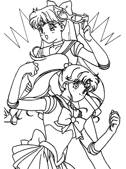 Sailor Moon coloring page
