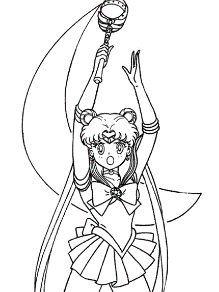 Sailor Moon coloring page