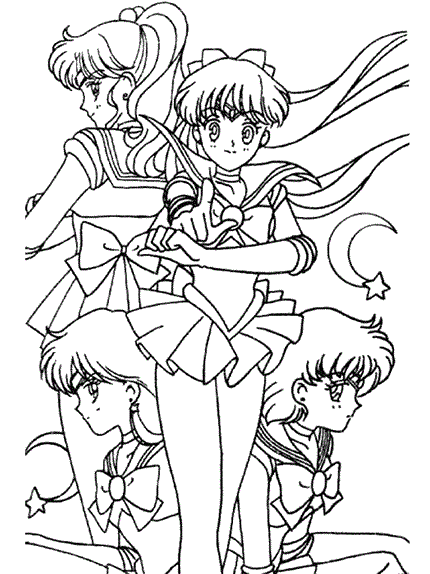 Sailor Moon coloring page