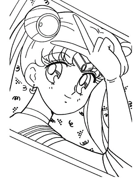 Sailor Moon coloring page