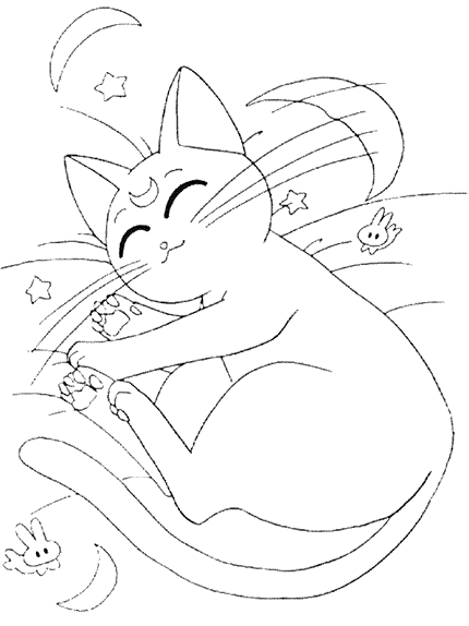 Sailor Moon coloring page