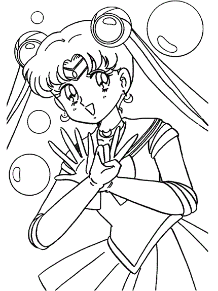 Sailor Moon coloring page