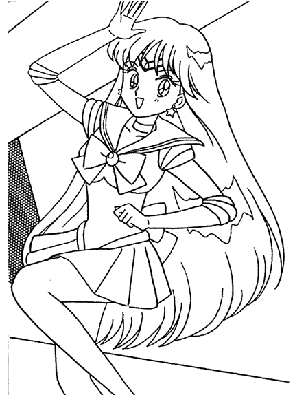 Sailor Moon coloring page