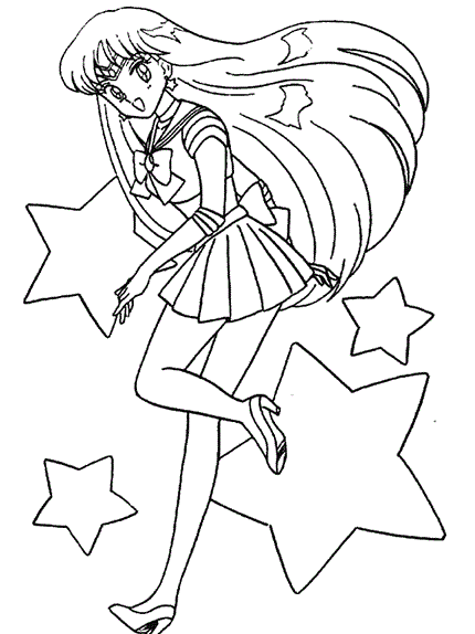 Sailor Moon coloring page