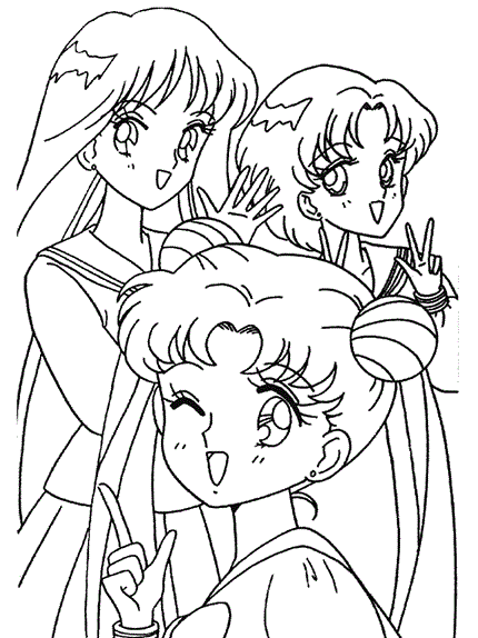 Sailor Moon coloring page