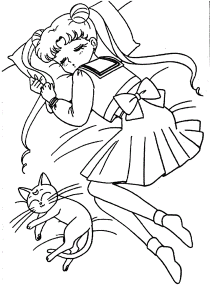 Sailor Moon coloring page