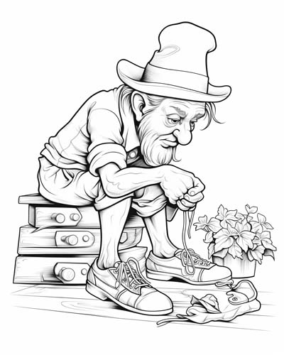 legends of Ireland coloring page