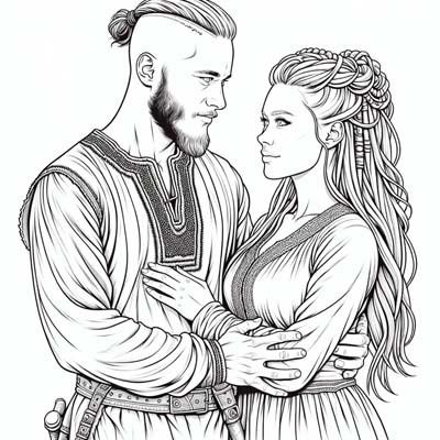 coloring page of Ragnar