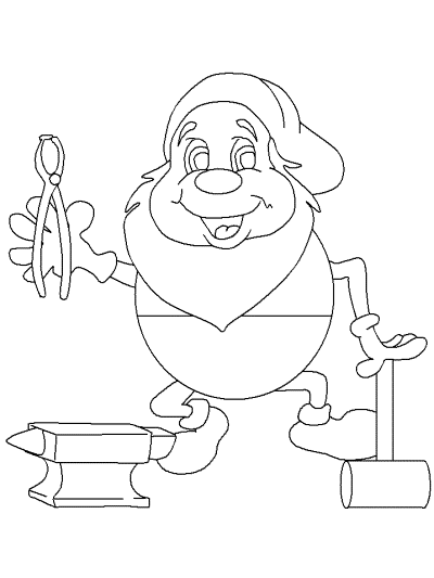 Norse Mythology - Dvergar coloring page