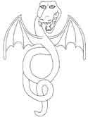 Norse Mythology - Nidhogg coloring pages