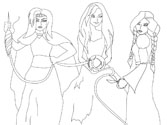 Norse Mythology - The Norns coloring pages