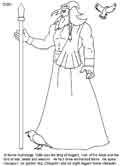Norse Mythology - Odin coloring pages