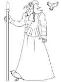 Norse Mythology - Odin coloring pages