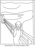 artwork coloring pages