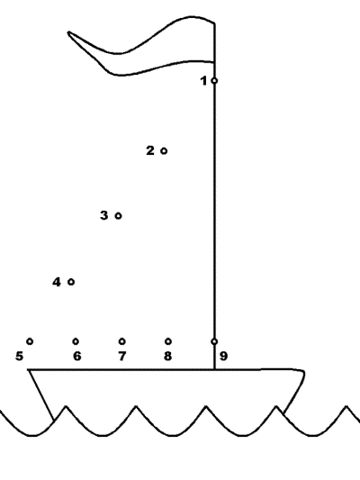 summer sailboat connect the dots worksheet