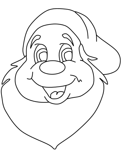 monsters and creatures - dwarf coloring page