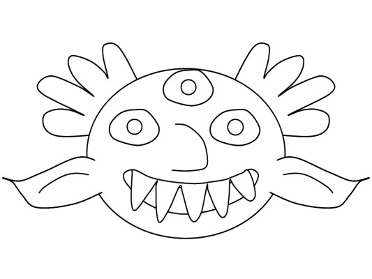 alien coloring pages