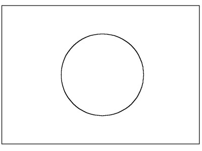flag of Japan coloring page
