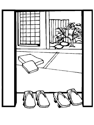 Japan coloring page