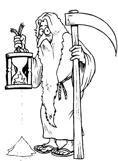 New Year's coloring page