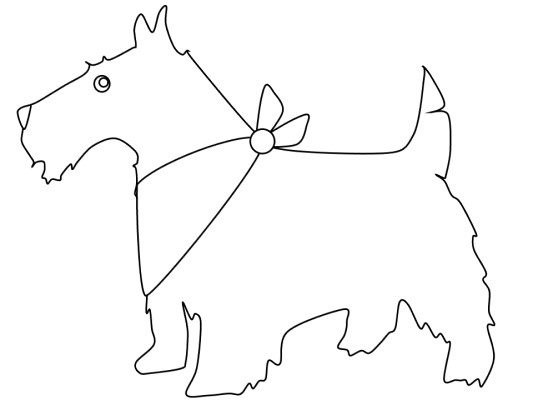 scottish terrier coloring pages