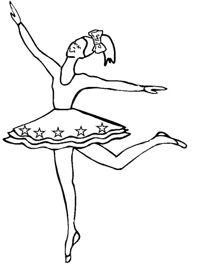 ballet coloring page