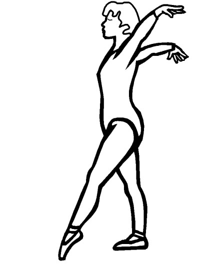 ballet coloring page