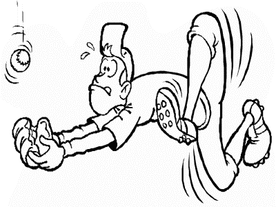 baseball coloring page