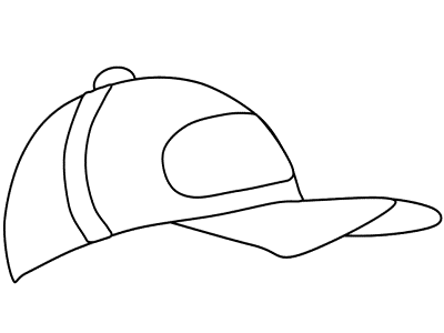 baseball coloring page