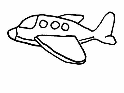 airplanes coloring page