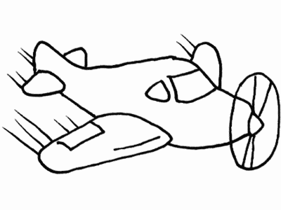airplanes coloring page