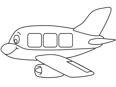 airplanes coloring page