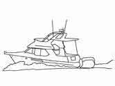 boat coloring page